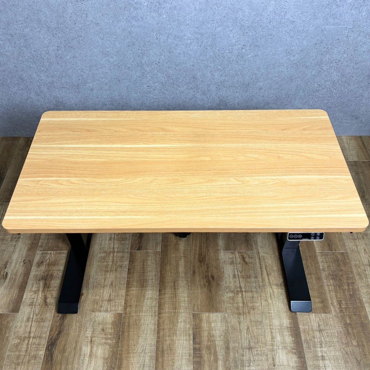 FLEXISPOT E7 電動昇降デスク ケーブルダクト付き 1200幅 メモリー機能付き スタンディングデスク ブラックフレーム ナチュラル【中古】【250サイズ】