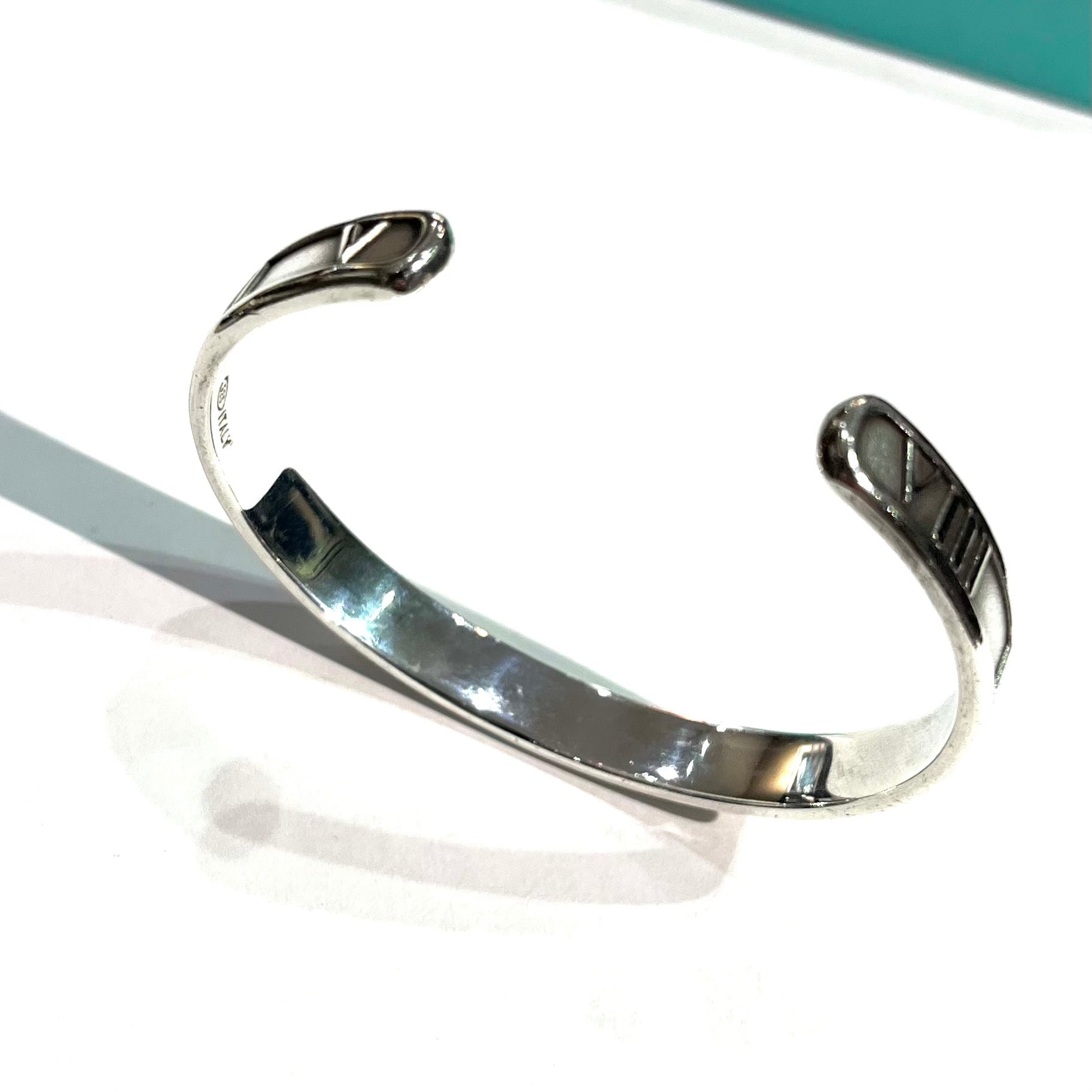 TIFFANY&CO】t1990 アトラス オープンバングル／シルバー925／洗練