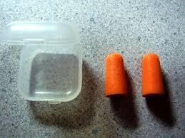 耳栓　２ペア　ケース1個付き