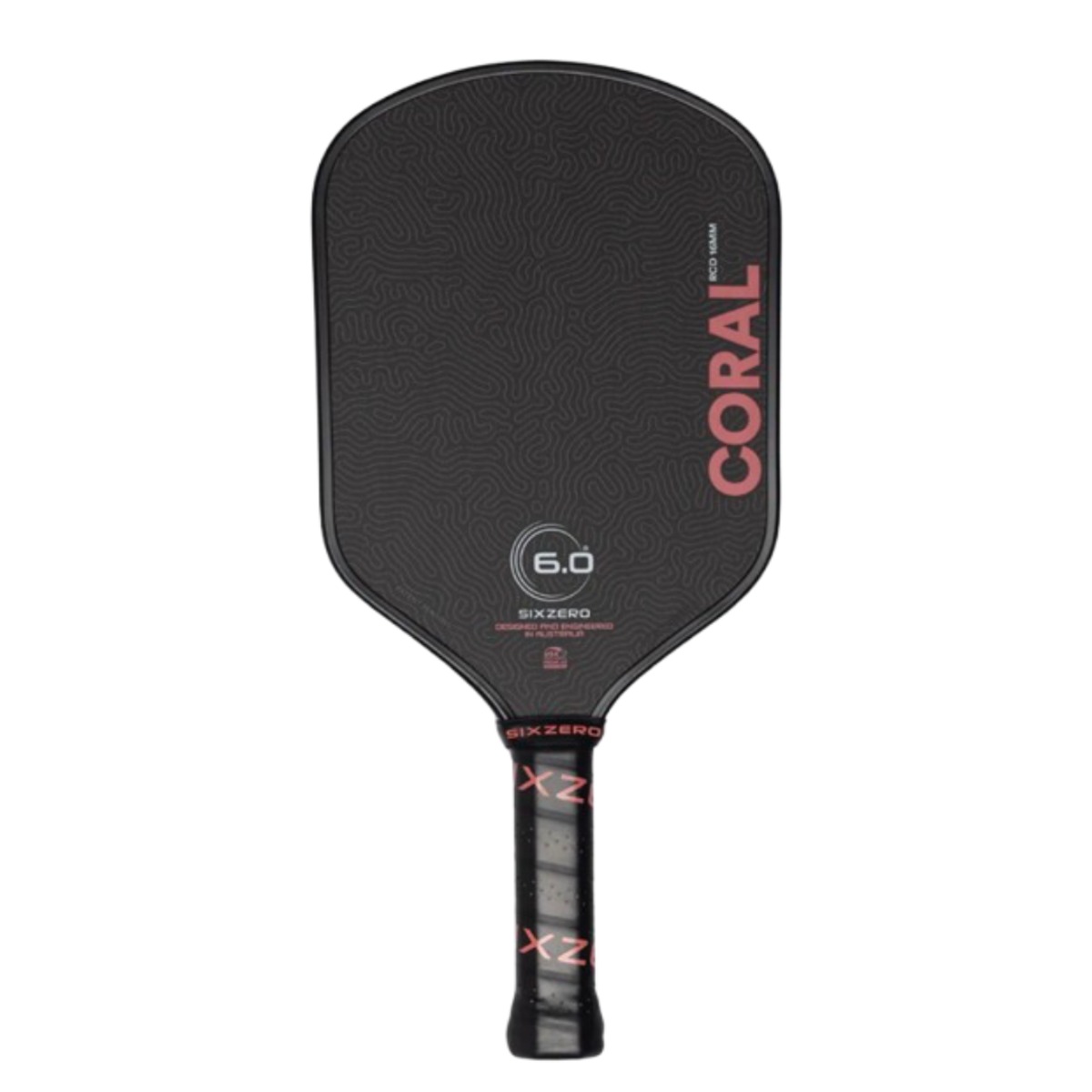 SIXZERO Coral Hybrid 16mm Black ピックルボールパドル | SANNO