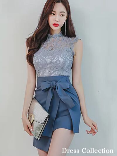 《プチプラドレス》レースエレガントミニドレスキャバドレス/ドレスお直し