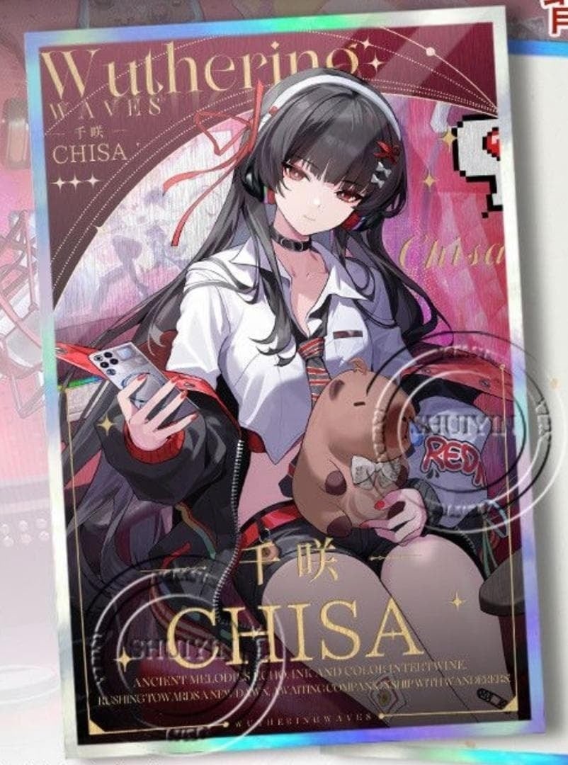 千咲 鳴潮 コミケ C107 アクリルスタンド 缶バッジ キーホルダー