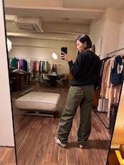 1988s ITALIAN AIR FORCE PARACHUTE TROUSERS(SIZE46 L)
