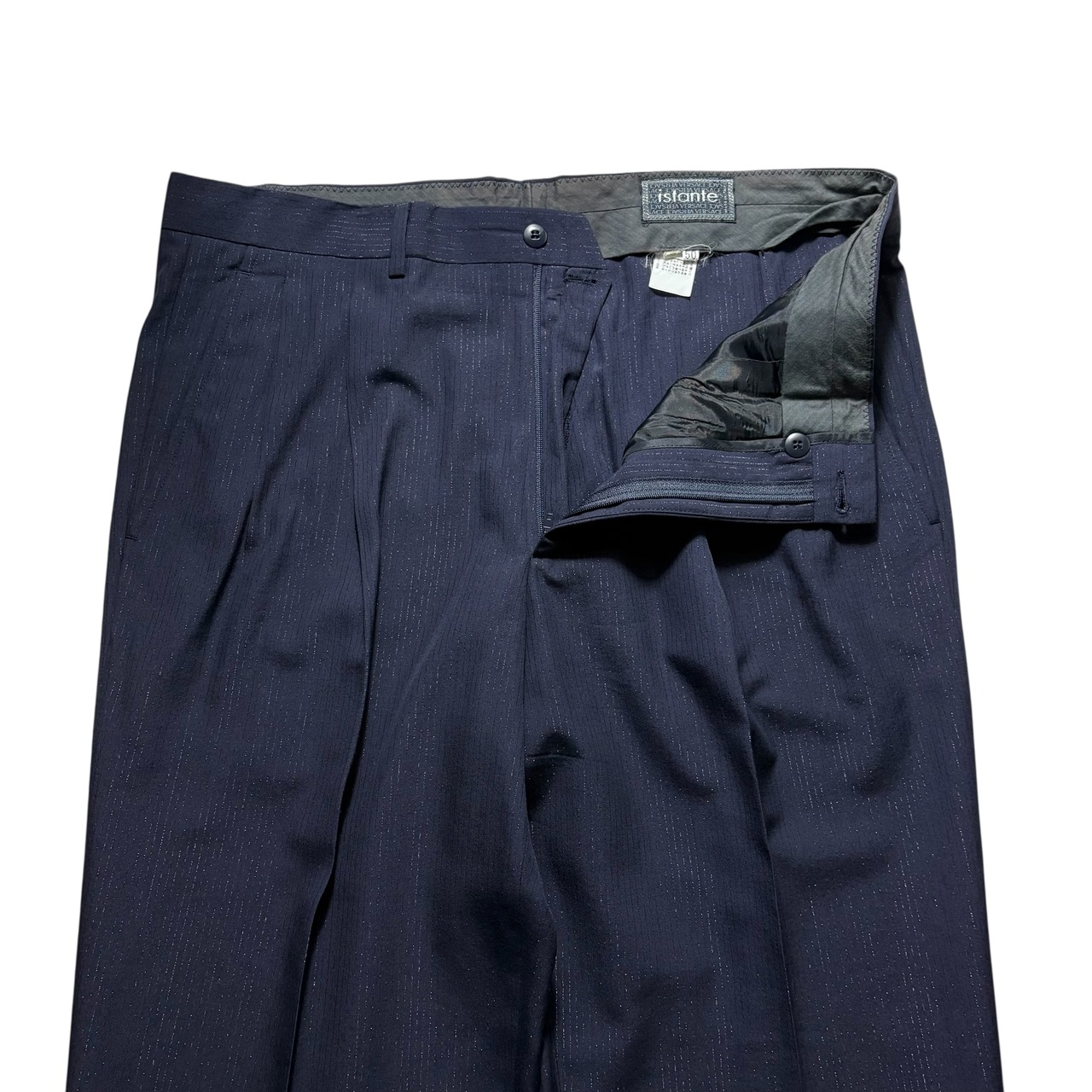 vintage ISTANTE lurex stripe double suits set-up