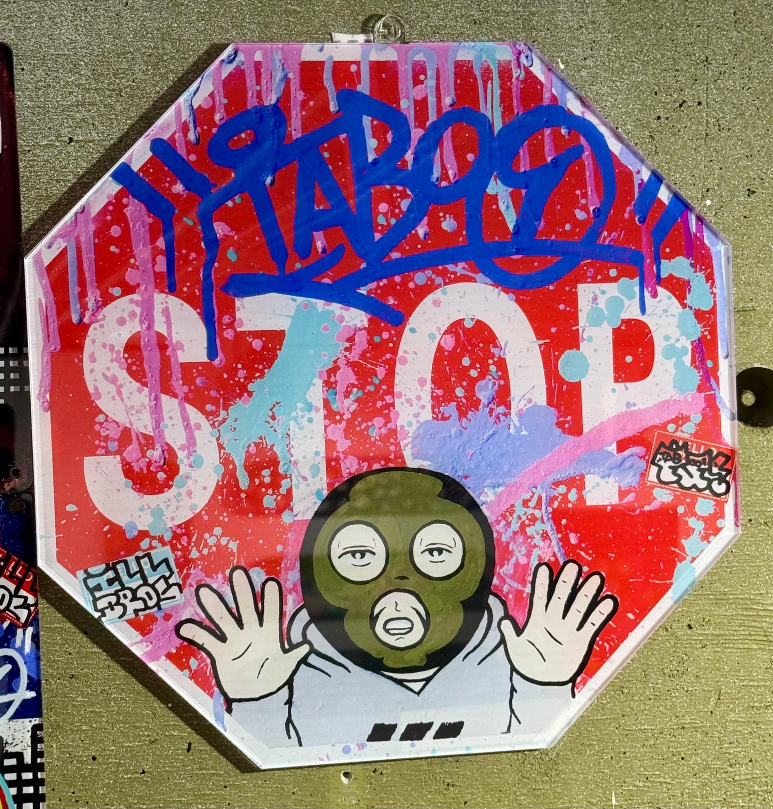 イルブロスSTOPアクリルボード※サイン入りステッカー付き | taboo1