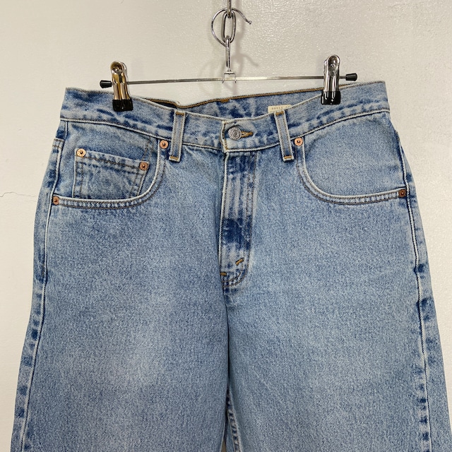 90s USA製 Levi's 569 ワイドストレートデニムパンツ W30