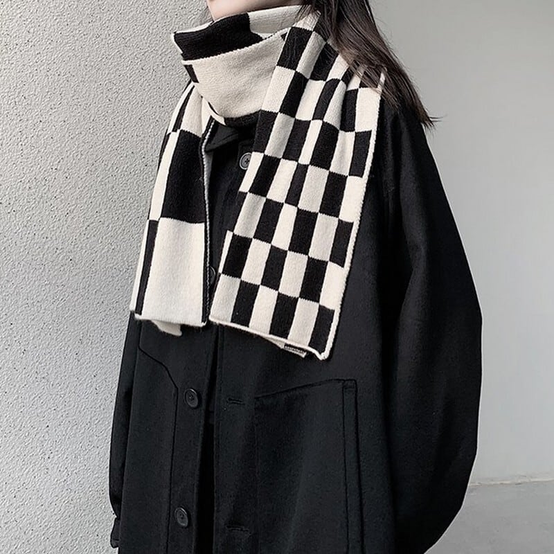 チェッカーボードショール AC0031