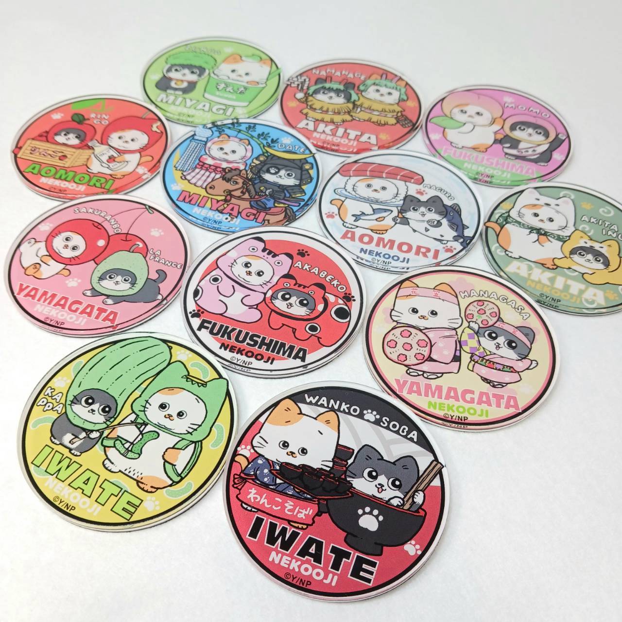 ねこに転生したおじさん宮城 マグネット | TORCH-Online Shop-