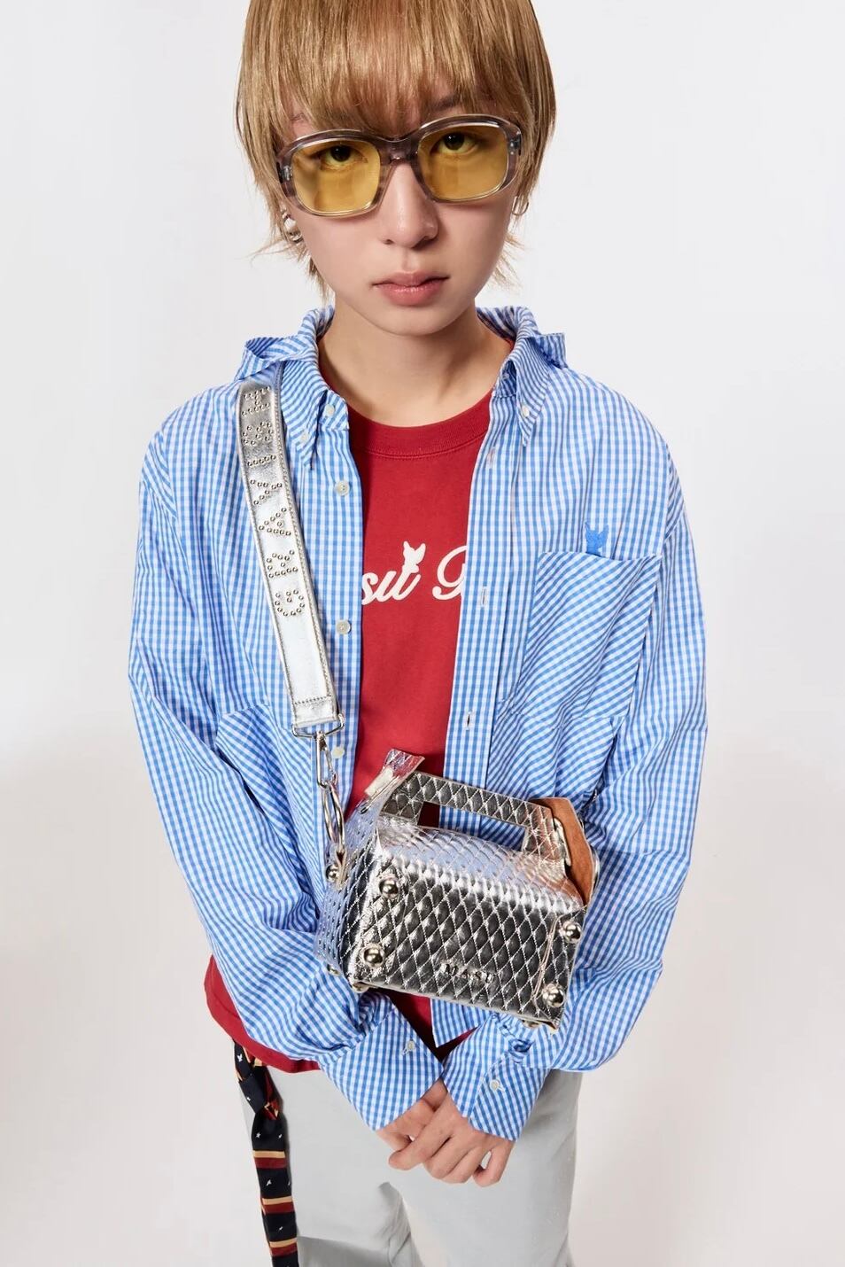 MASU / HOODED B.D. SHIRT(BLUE) | THE MODERN AGE
