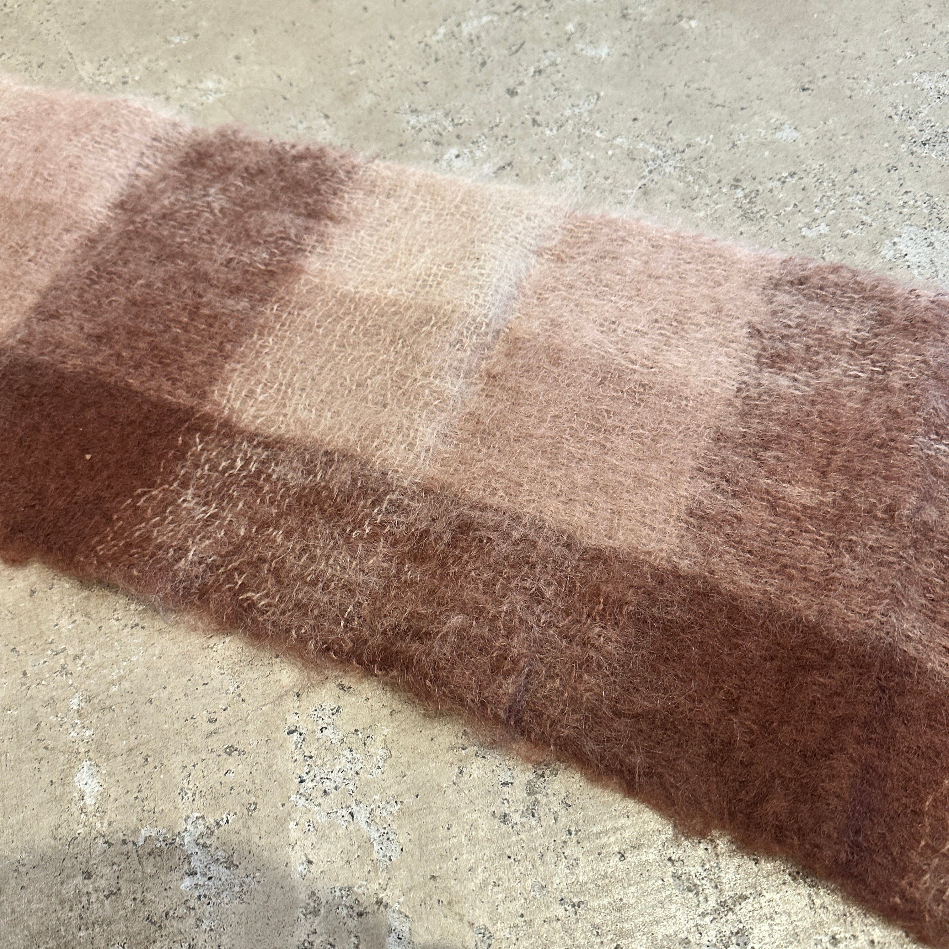 60s 70s モヘア 100% GLEN CREE マフラー ヴィンテージ Ⓝ1970s GLEN CREE MOHAIR MUFFLER | safarionline