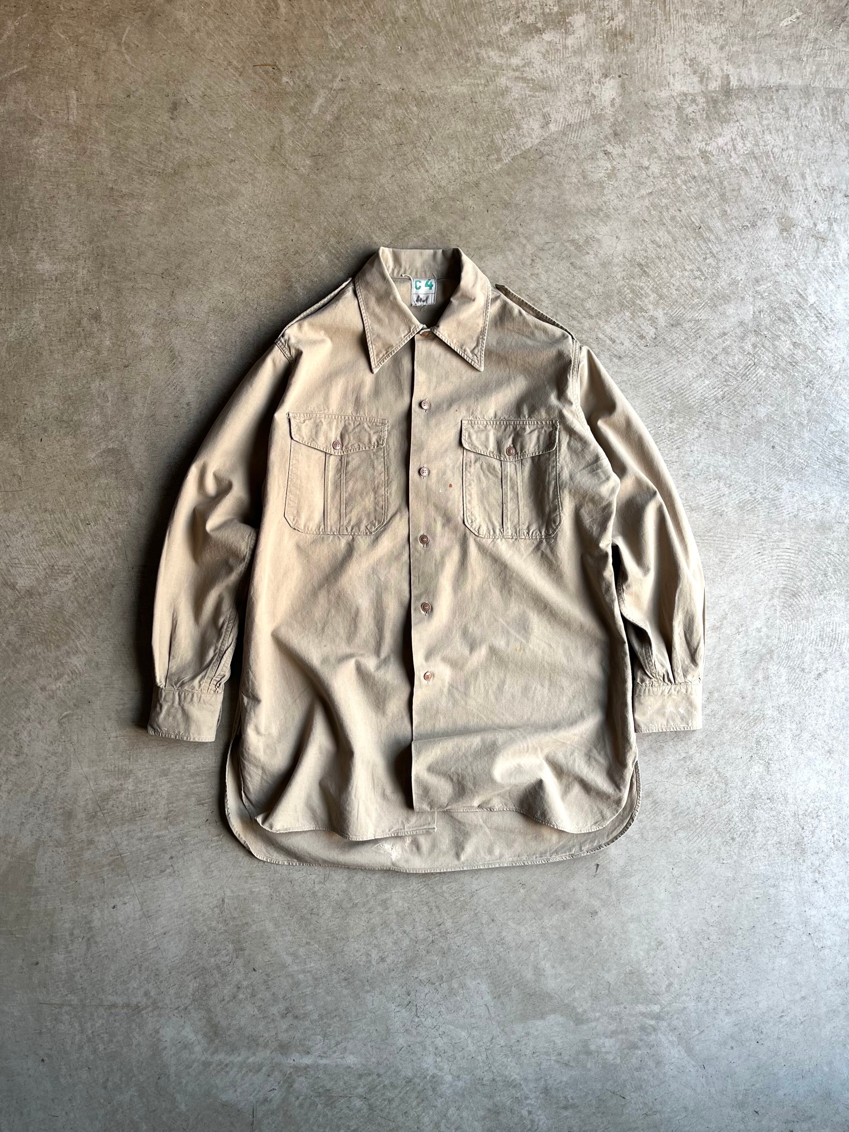 60's FRENCH ARMY “MILITARY SHIRTS”
