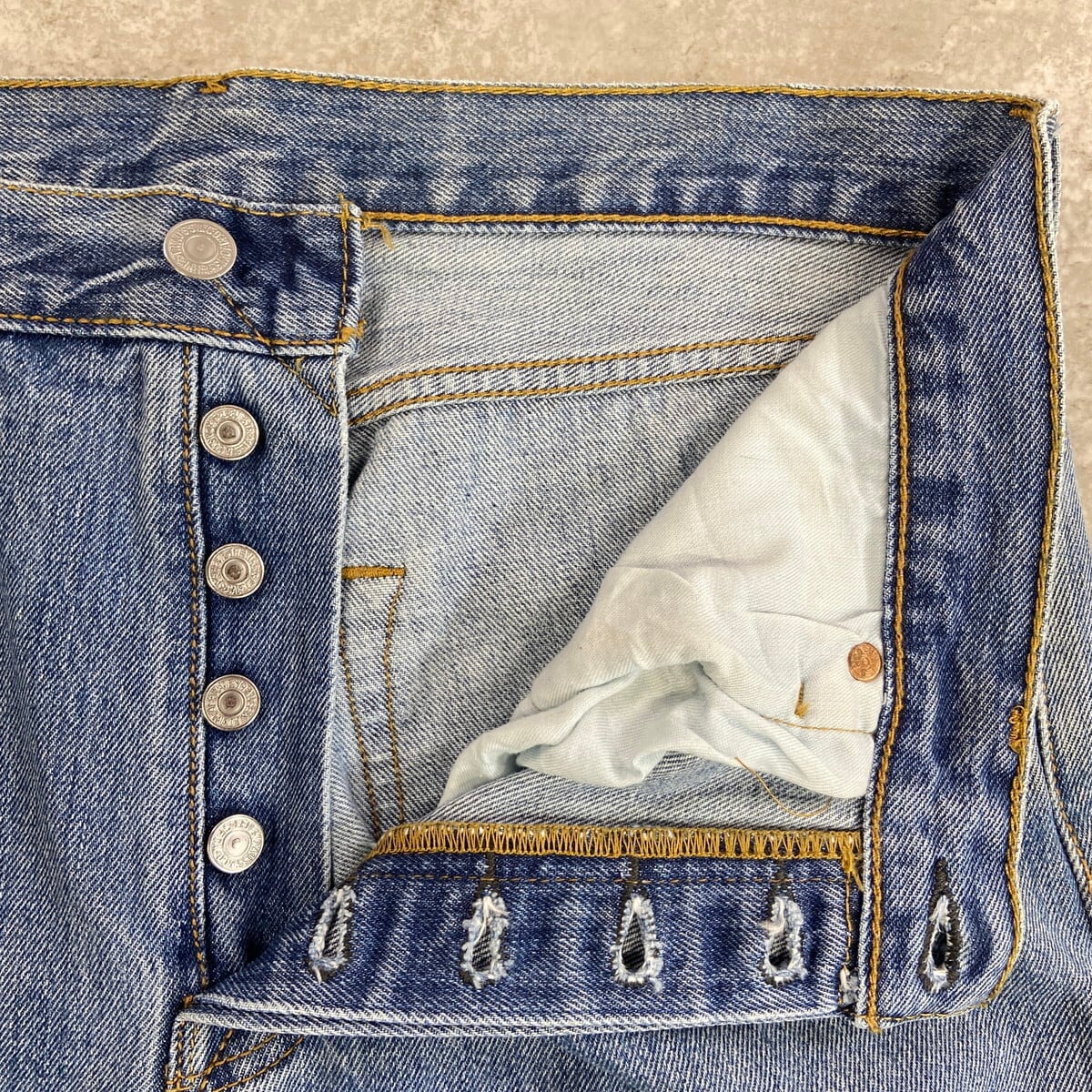 Levi's リーバイス 501 ストレート デニムパンツ メンズW33相当 古着