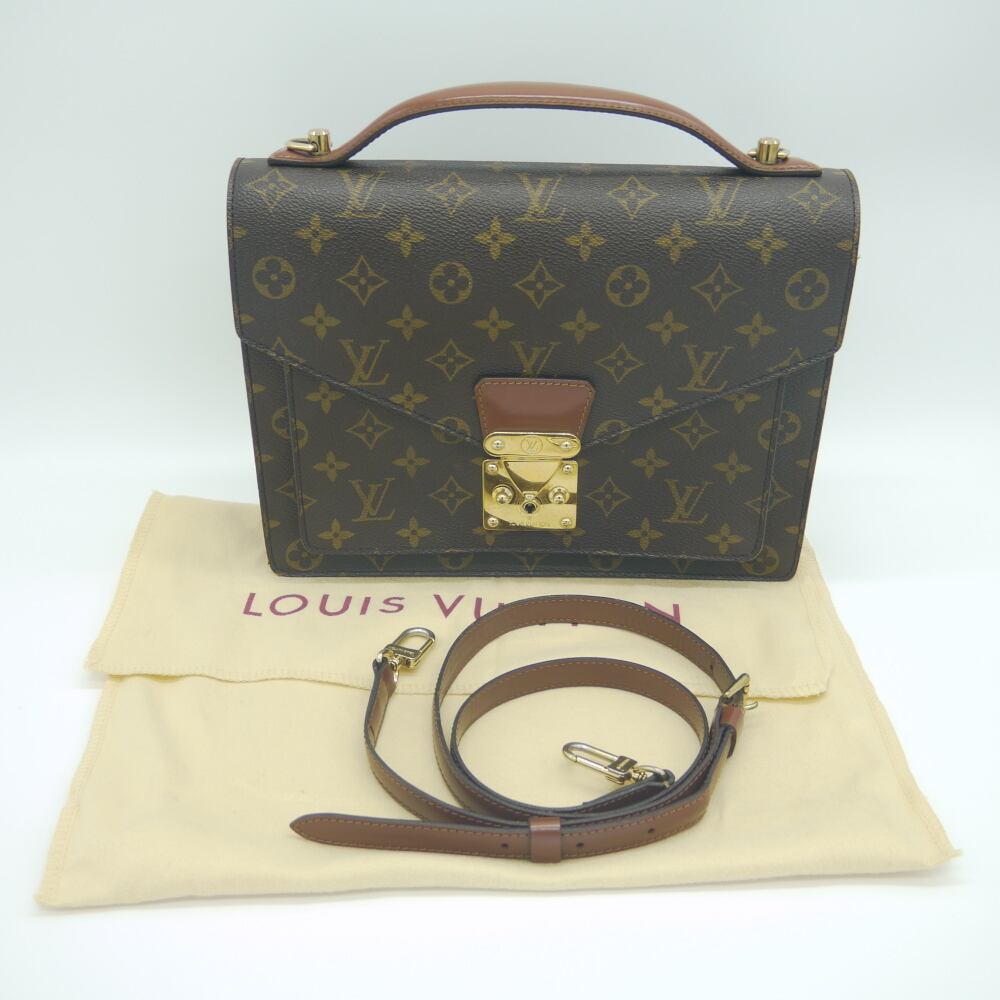 LOUIS VUITTON ルイ ヴィトン モンソー モノグラム ハンドバッグ 2WAY 