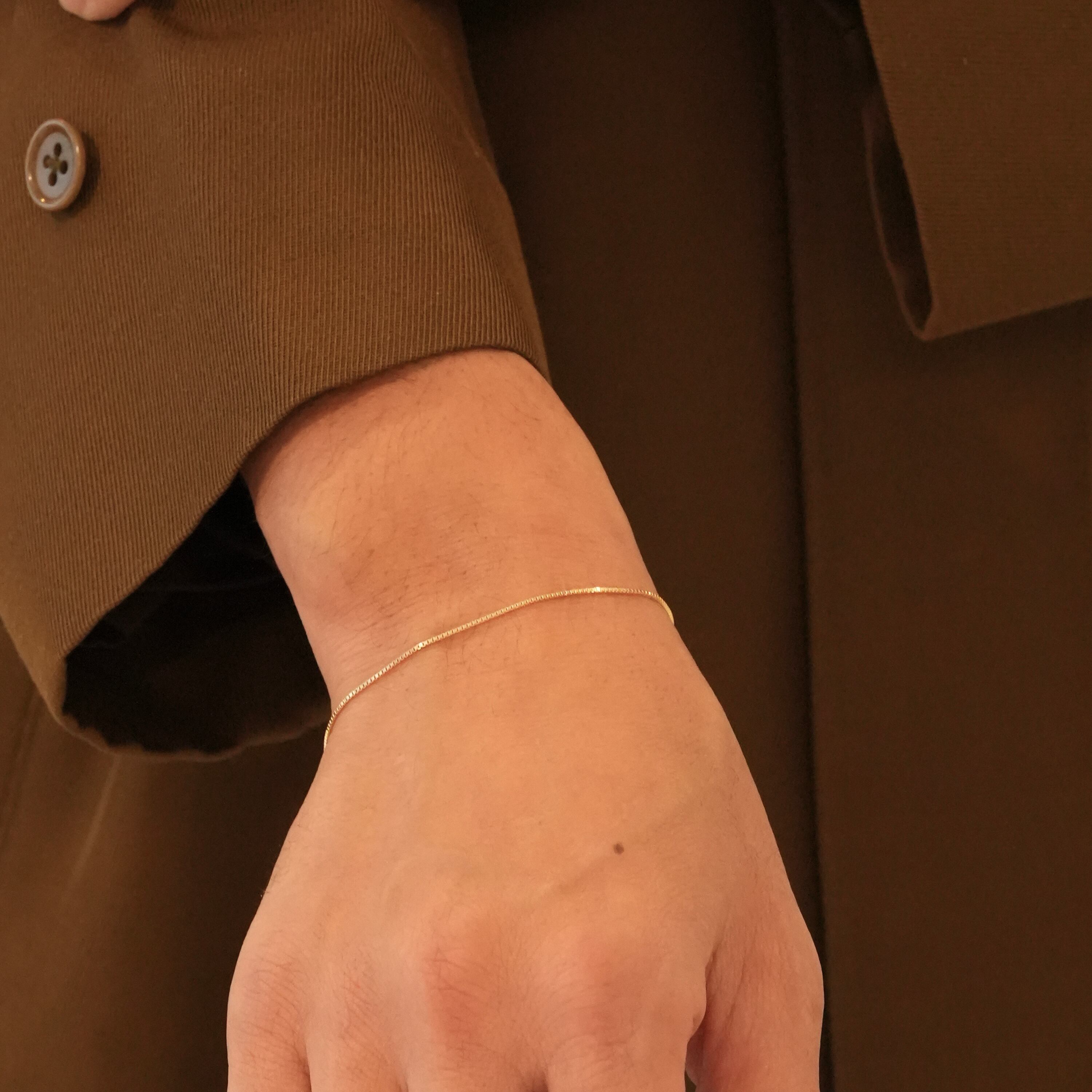 アクセサリー 18k bracelet 18cm Amazon.co.jp: Happy Goods Shop K18 K Gold Kihei Bracelet, M