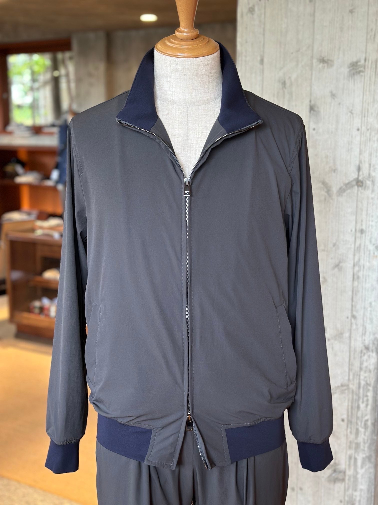 giabsarchivio / PUCCINO SHAKA NUME RIP ナイロンジップアップ ブルゾン