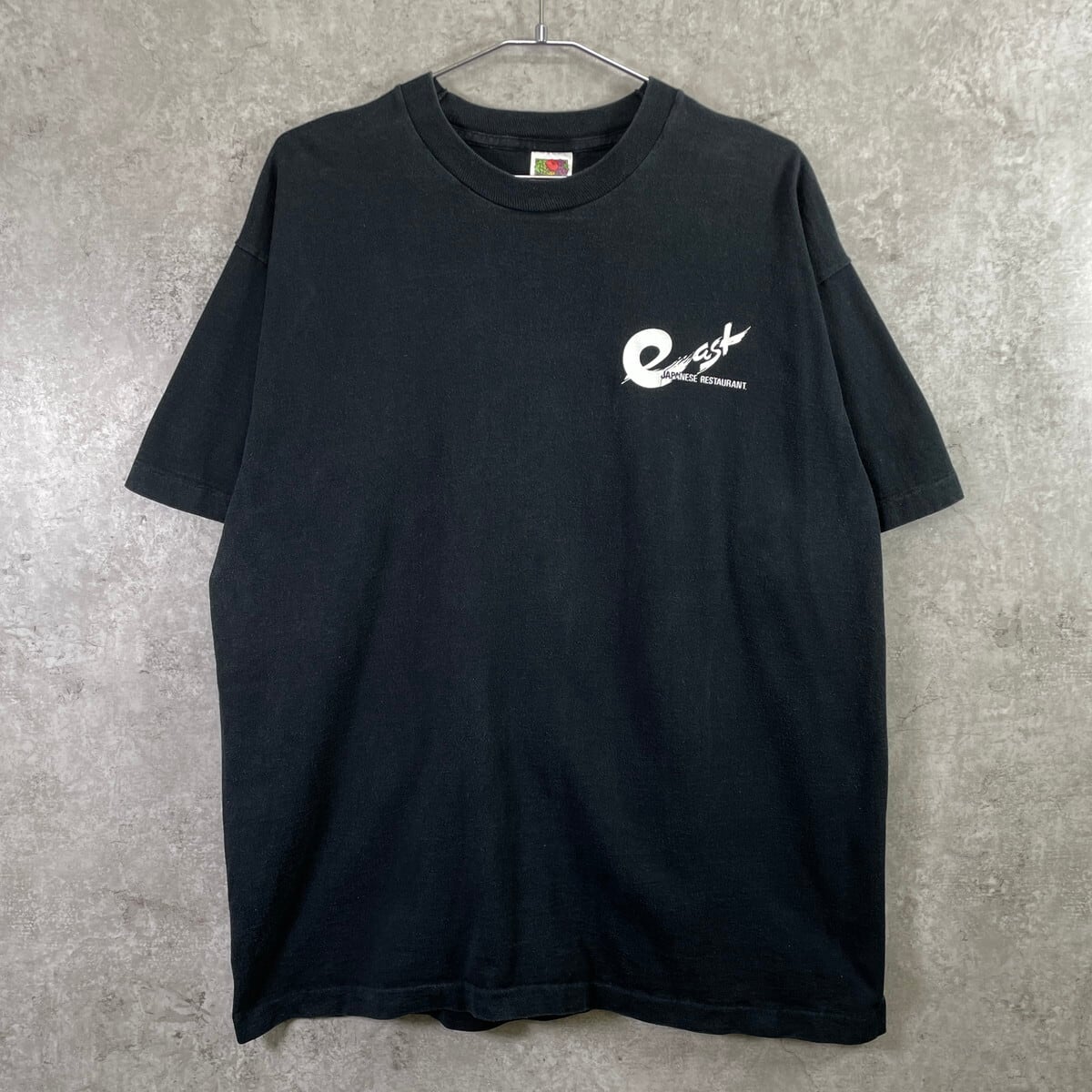 90年代 east JAPANESE RESTAURANT 良人 漢字プリントTシャツ メンズXL