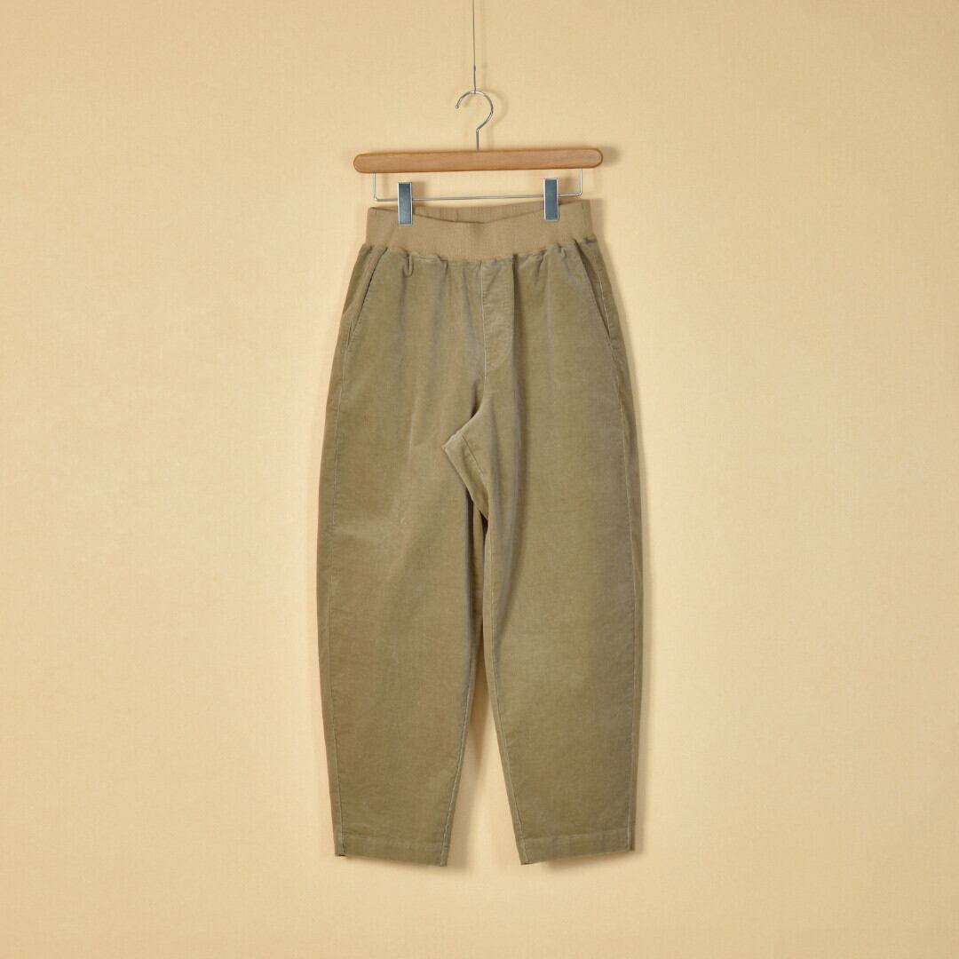 Fabrique en planete terre ファブリケアンプラネテール コーデュロイカーブパンツ・ベージュ