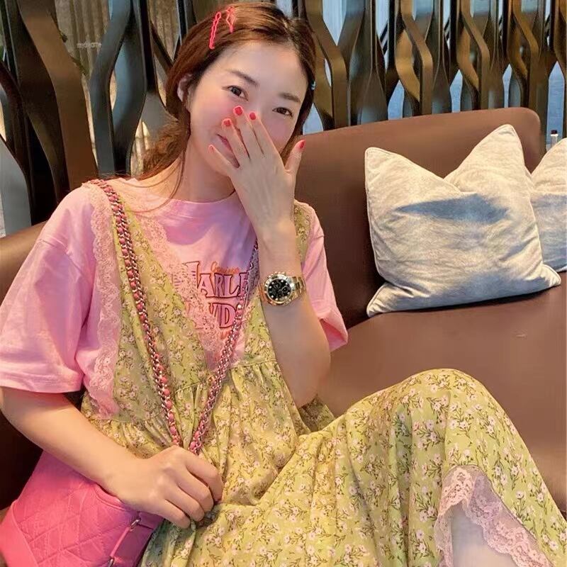 花柄タンクワンピース  AJ22008-915