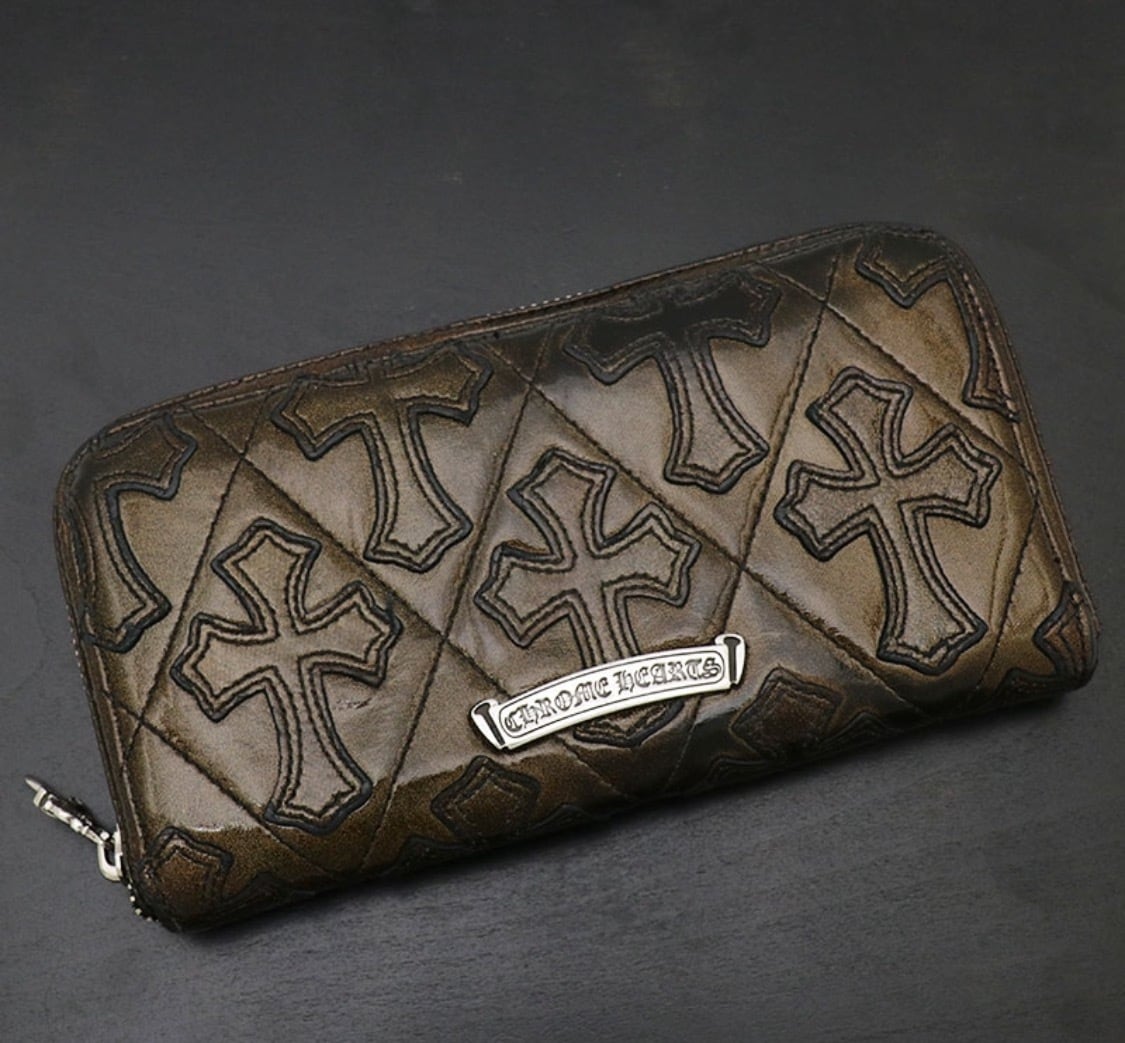 Chrome Hearts ダークブラウン カードケース ウォレット 【公式通販】