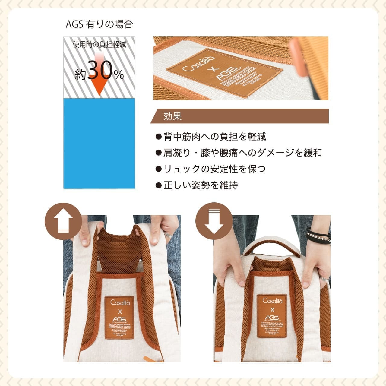 Casalità キャサリータ AGSリュック 1st generation バックパック
