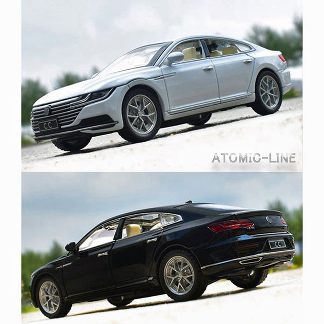 フォルクスワーゲン CC 1/32 ミニカー 全4色 ライト点灯 エンジンサウンド 合金モデル 模型 ジオラマ