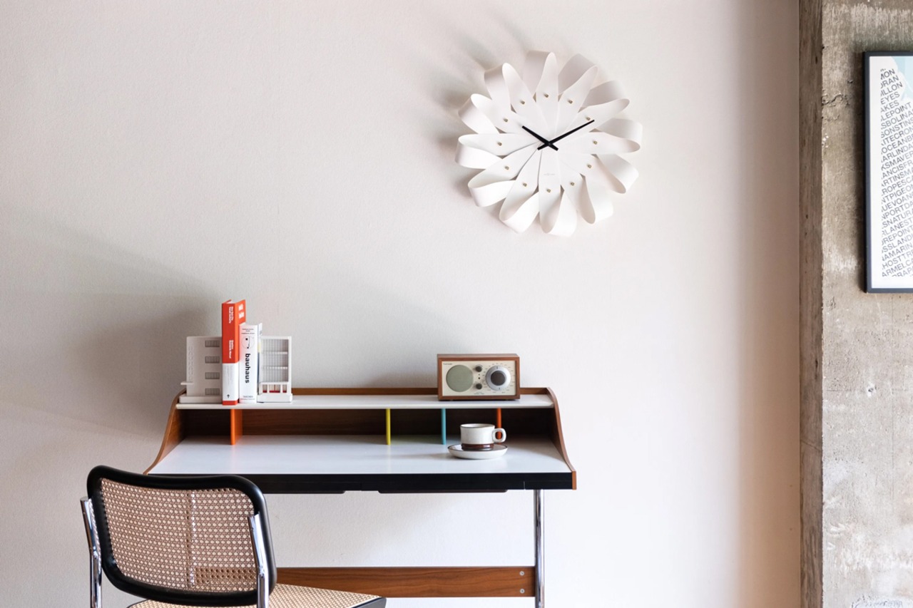 NEXTIME JAPANDI COLLECTION Kazaguruma WH ホワイト 壁掛け時計 モダン NXT-J019 - 5