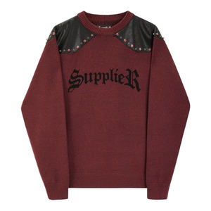 【SUPPLIER】STUDS KNIT