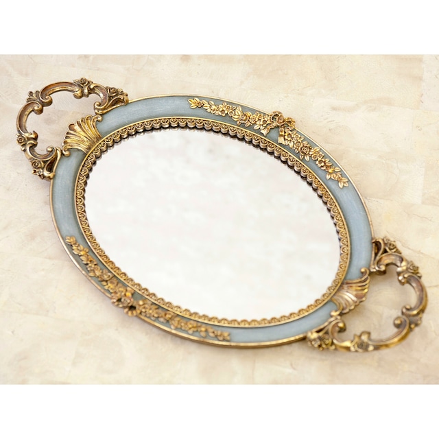 Rococodeco mirrortray・White【雑貨ショップ・Copernicus】