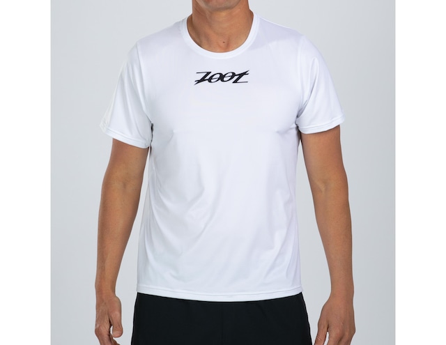 DESIGNERS WHITE RUN TEE メンズ　アスリート専用　Tシャツ ZMR12079