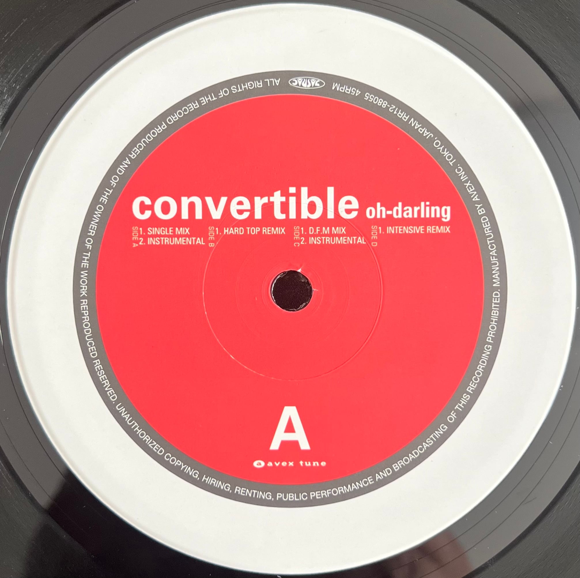 1998] Convertible – Oh Darling [Rhythm Republic] | ビークルレコード