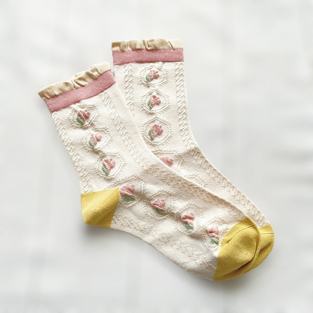 Pink rose socks collection vol.3