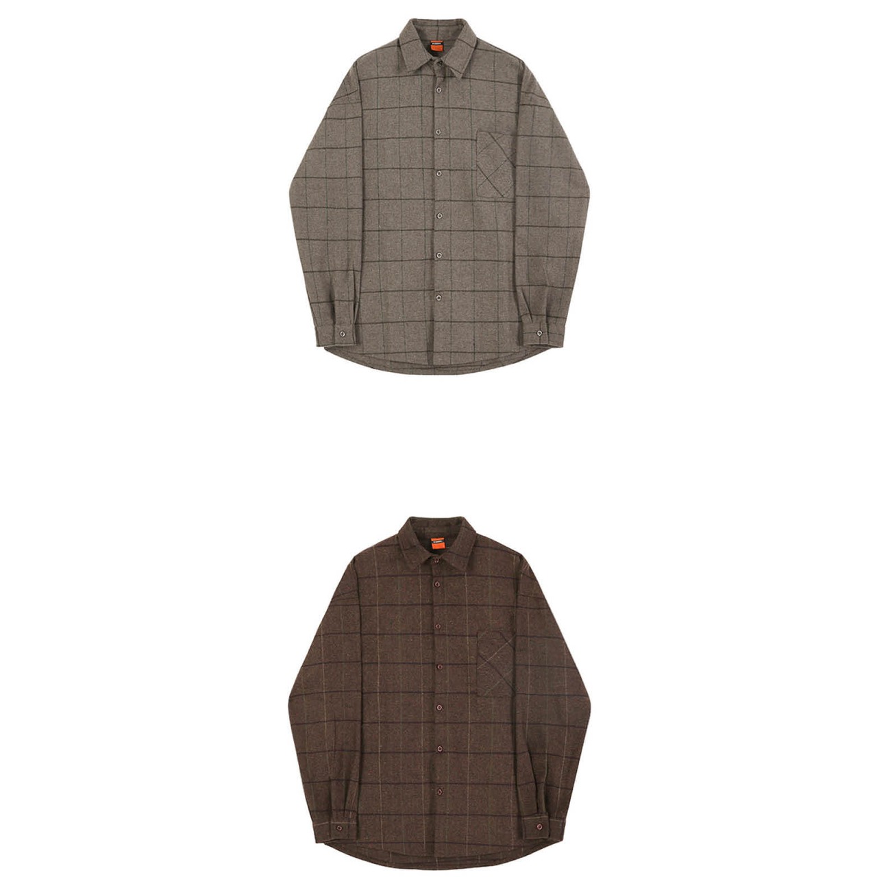 厚手チェックシャツ　MT0080006