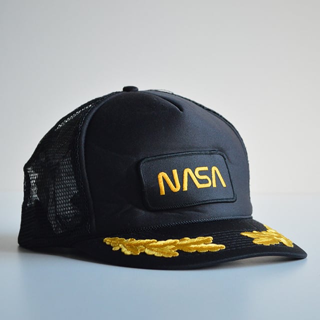 80s 90s NASA ナサ アポロキャップ メッシュキャップ デッドストック
