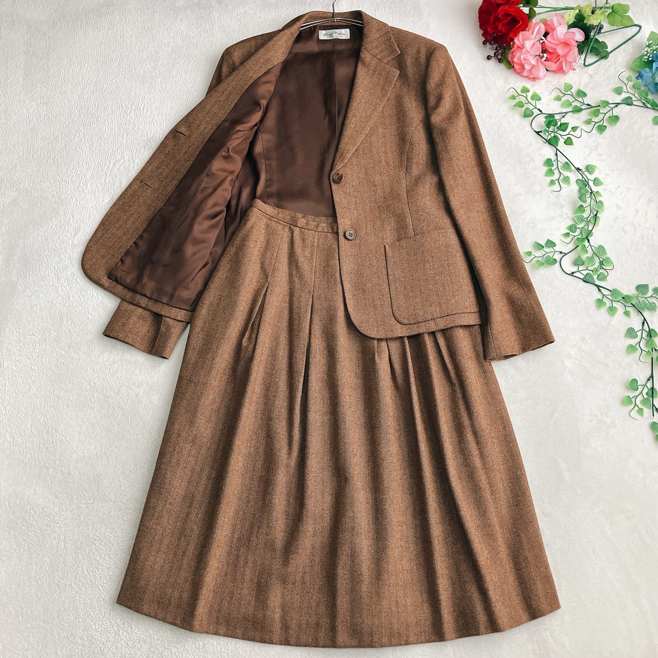 美品】Brooks Brothers ブルックスブラザーズ☆ヘリンボーン ウール