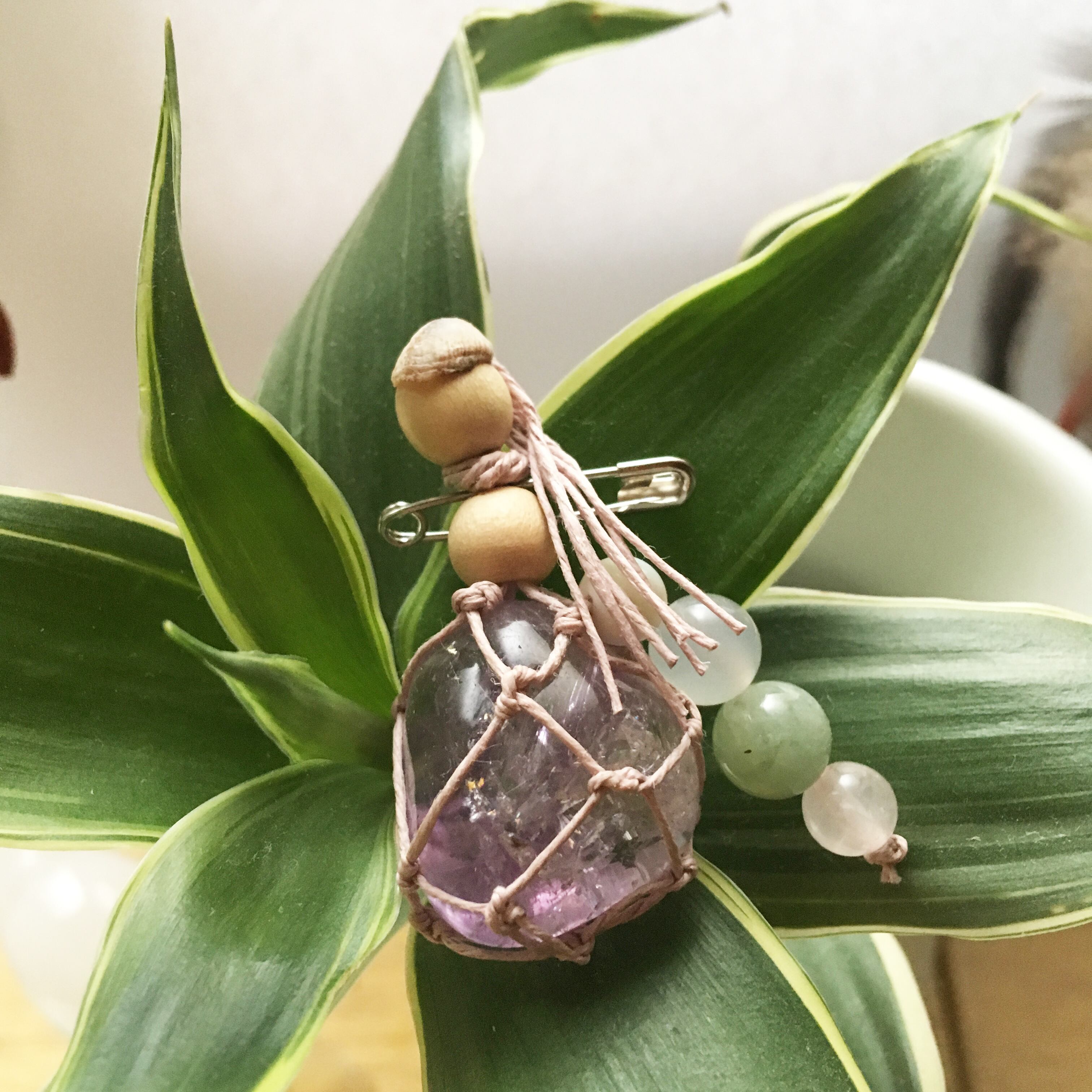 KobitoBrooch_ amethyst