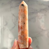 サンストーンタワー*天然石ポイント*インテリア*T15