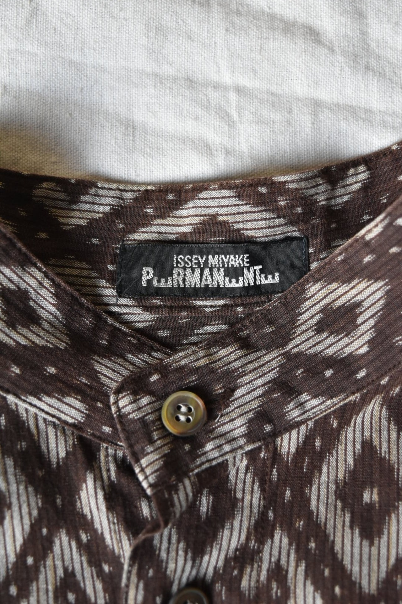 “Permanente ISSEY MIYAKE” Pattern Shirt
