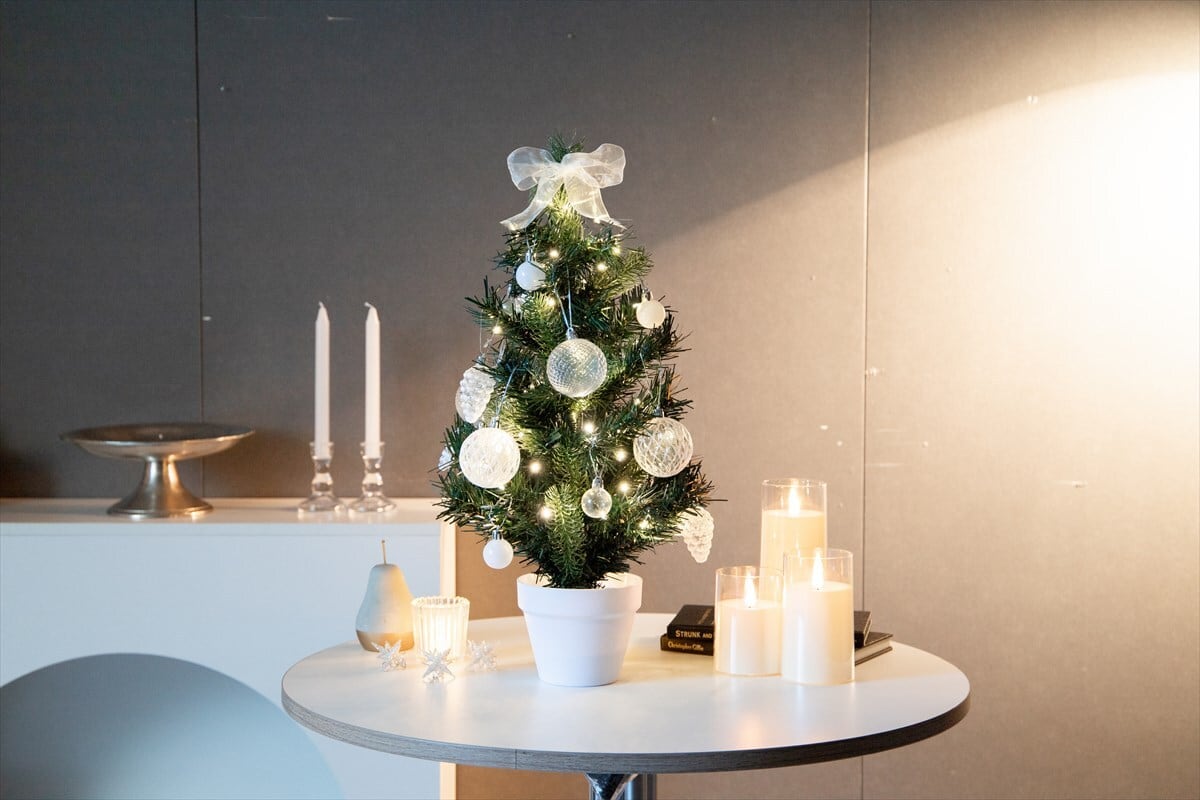 高さ40cm】一瞬一瞬が宝石のように輝くクリスマスツリー オーナメント