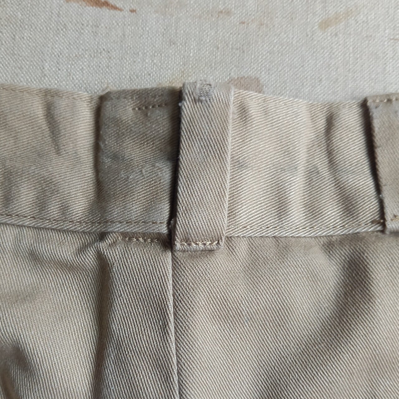 90s～ Dickies 874 ワークパンツ 35インチ位 ボロ ダメージ アメリカ製