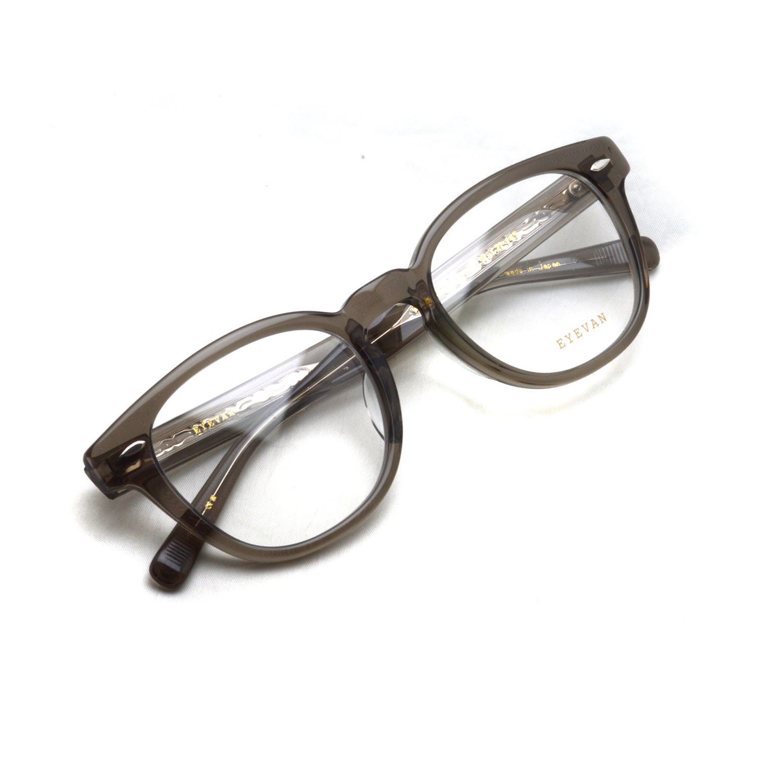 美品 EYEVAN 7282 アイヴァン 眼鏡 サングラス549 グレー8010 EYEVAN7285 アイヴァン7285 サングラス 358-SUN col.124/MIDIUM GREY