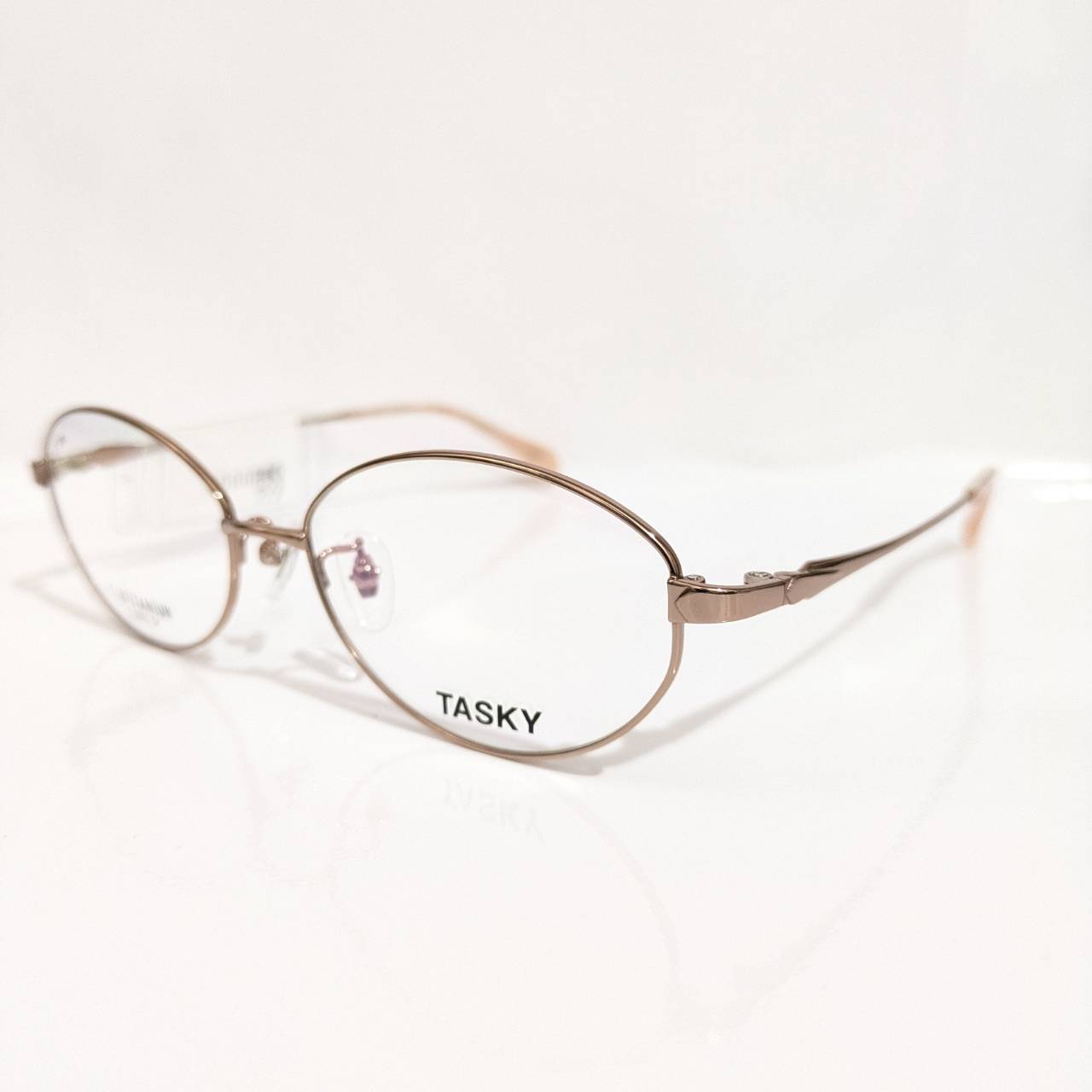 【TASKY】オーバルメタルフレーム オレンジ