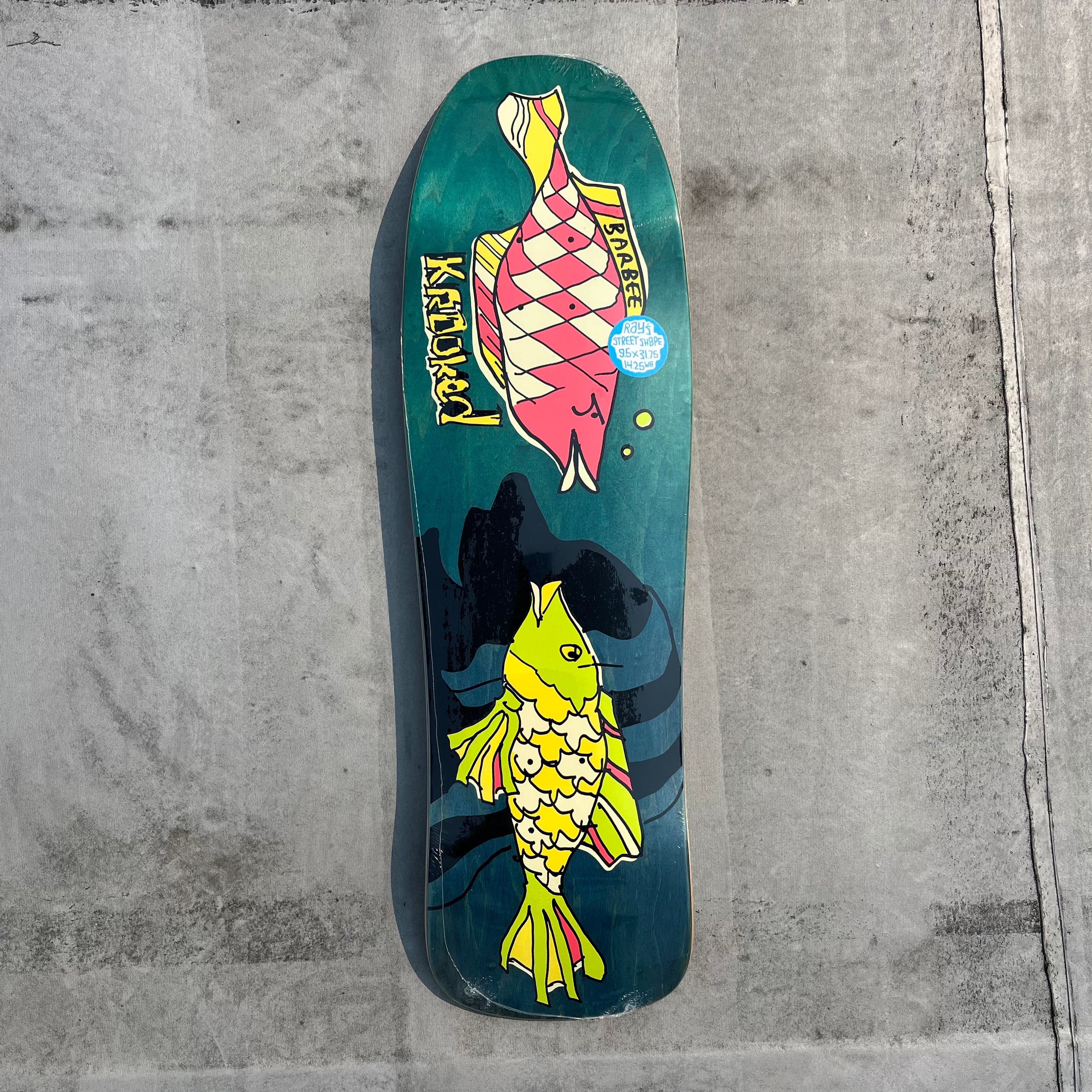 Krooked Ray's Street Shape デッキ 9.5インチ