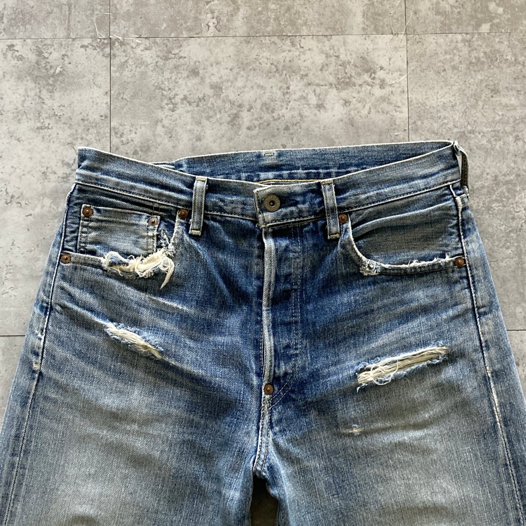 W31】90's Levis 702XX リーバイス 95年製 裏ボタン刻印J22 JAPAN製