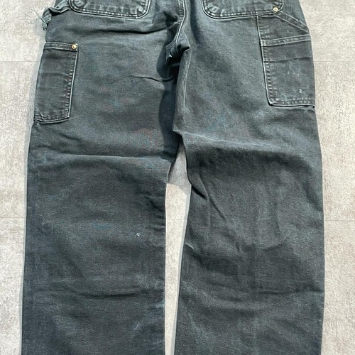 USA製 ブラック ダブルニー Carhartt B01BLK 29×30 詳細写真15