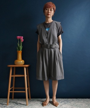 【送料無料】80's Grey jumpsuit