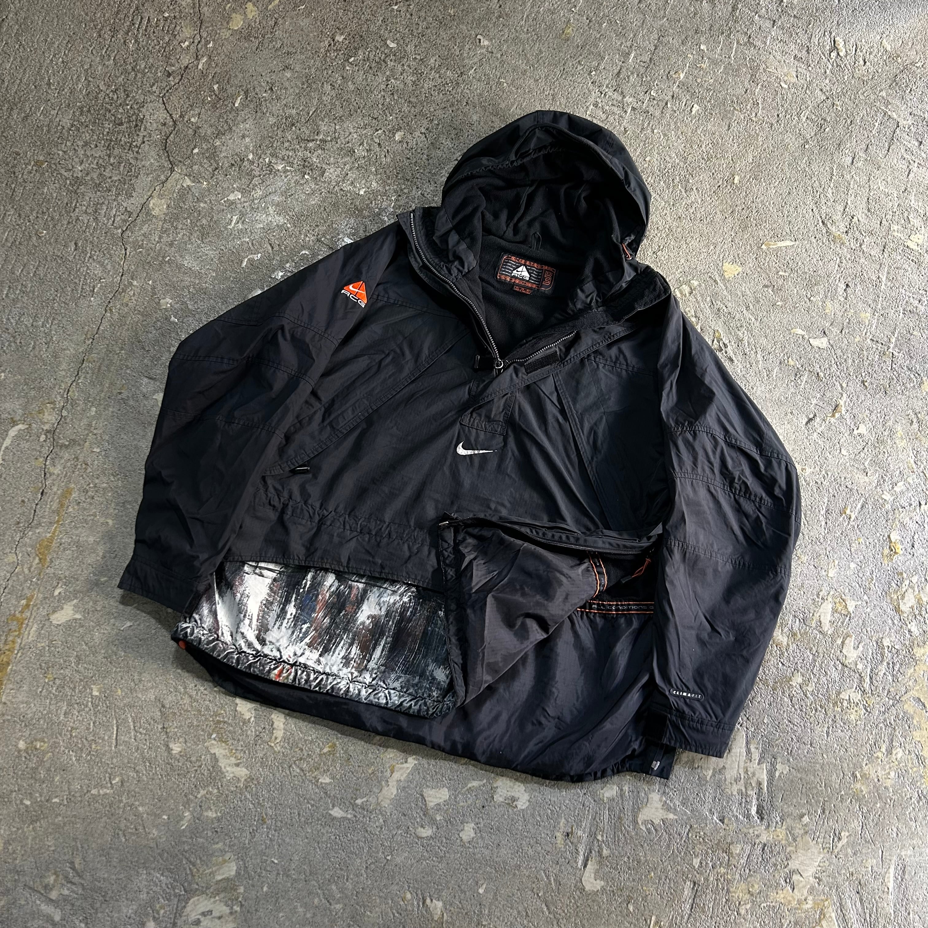 90s NIKE ACG hand paint nylon anorak parka【仙台店】