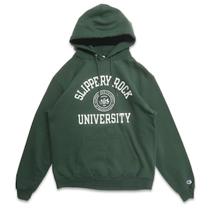 古着 チャンピオン Champion カレッジ プリント スウェットパーカー トレーナー グレー 表記：L　gd408947n w60331