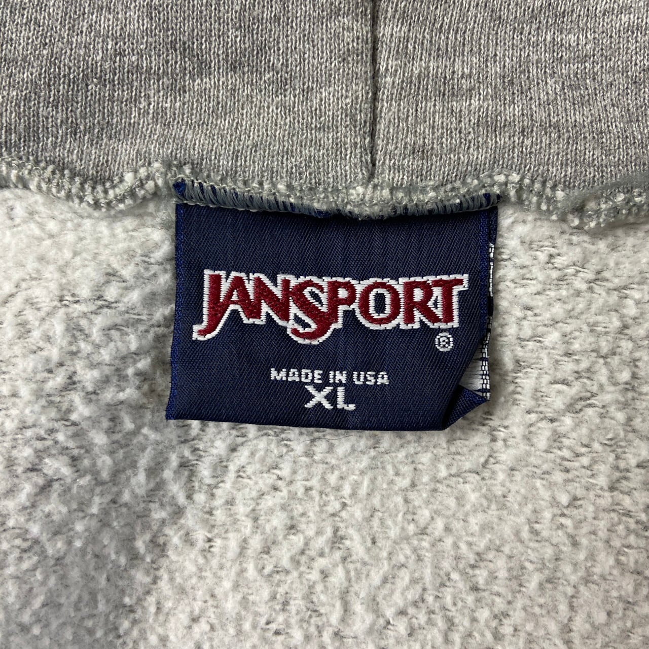 90年代 USA製 JANSPORT ジャンスポーツフルジップパーカー カレッジ