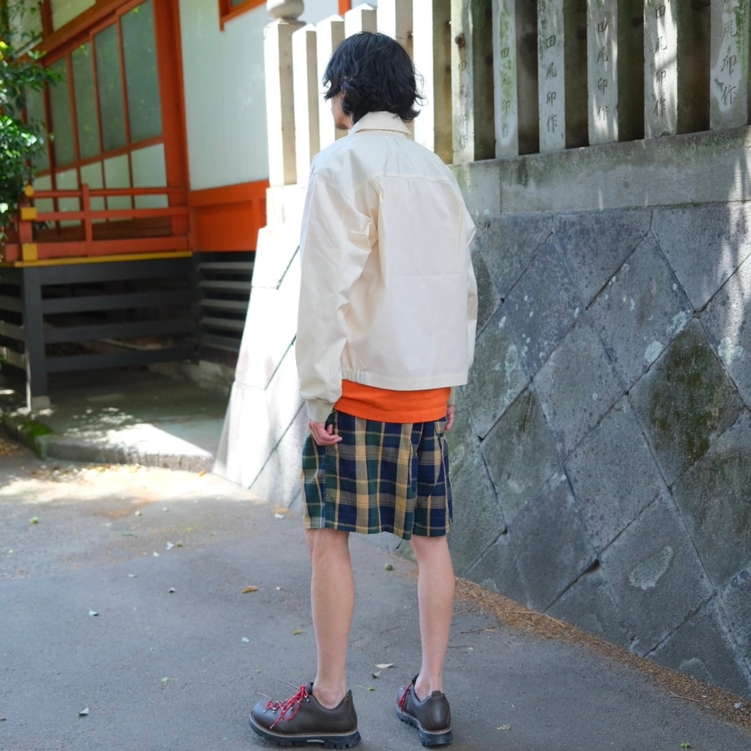KENNETH FIELD(ケネスフィールド) /DRIVING JACKET 65/35 -OFF WHITE