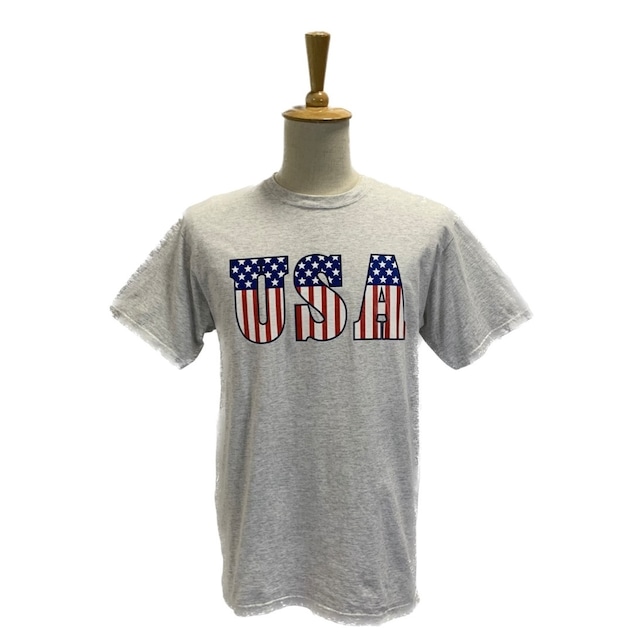 7195  anvil Tシャツ USA ロゴ 星条旗 L